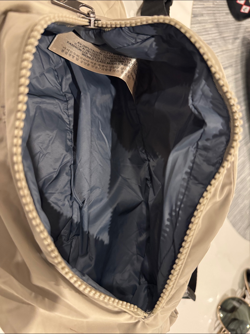 Massimo Dutti Fanny Bag- Greige — image 3 of 5